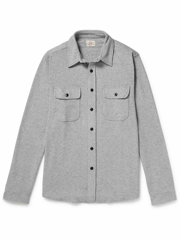 Photo: Faherty - Legend™ Knitted Shirt - Gray