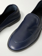 George Cleverley - Cornwall Full-Grain Deerskin Loafers - Blue
