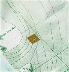 Acne Studios - Oversized Printed Cotton-Poplin Shirt - Green