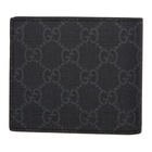 Gucci Black GG Supreme Eagle Wallet