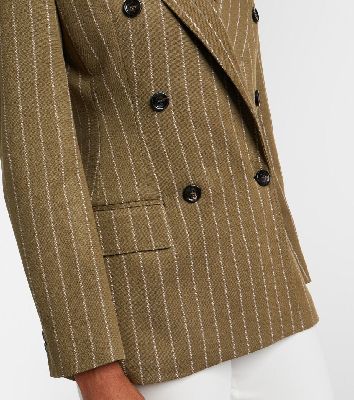Max Mara Balta pinstripe double-breasted blazer