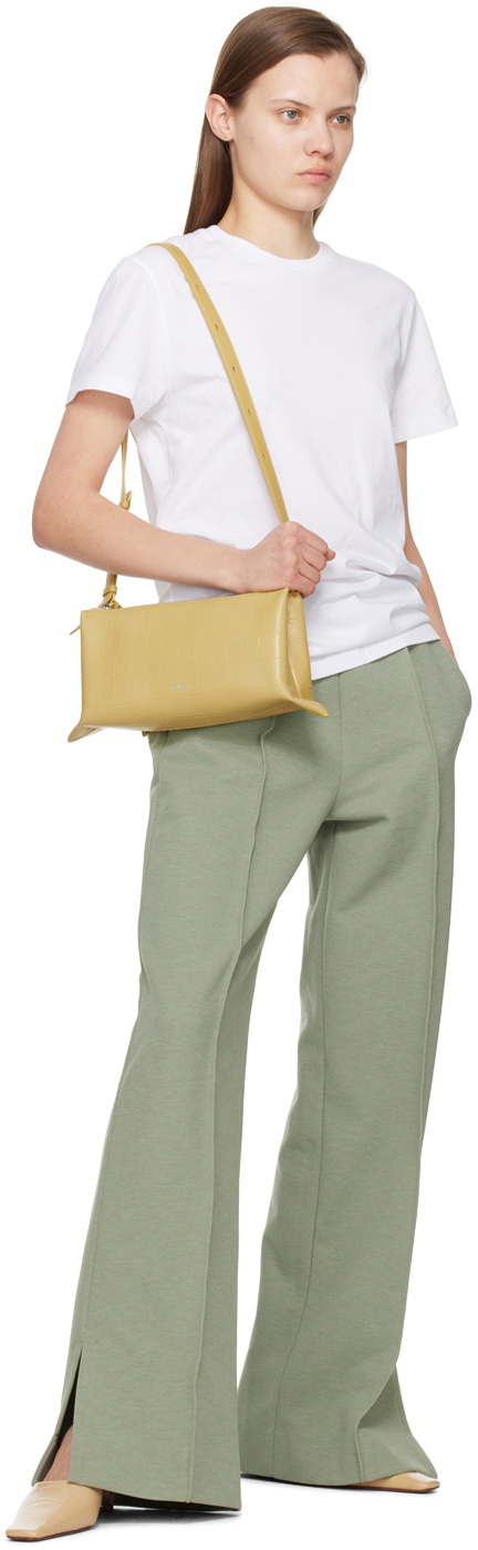 Jil Sander Beige Square Toe Mules