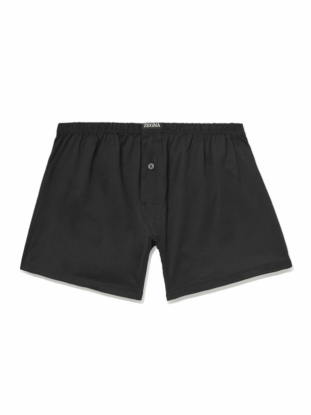 Photo: Zegna - Stretch-Modal Boxer Briefs - Black