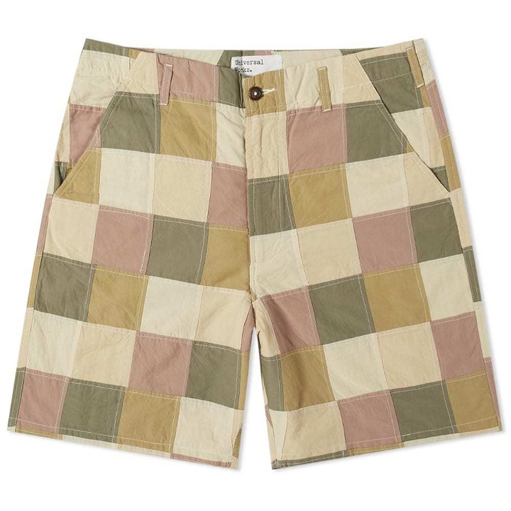 Photo: Universal Works Patchwork Check Short