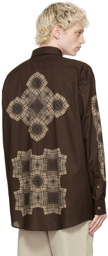 Acne Studios Brown Print Shirt