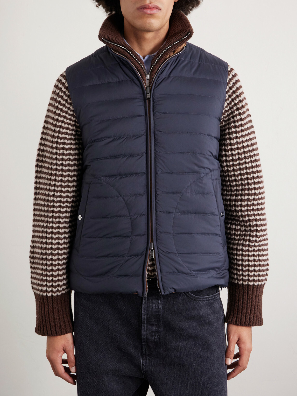 Herno - Reversible Quilted Down Gilet - Blue