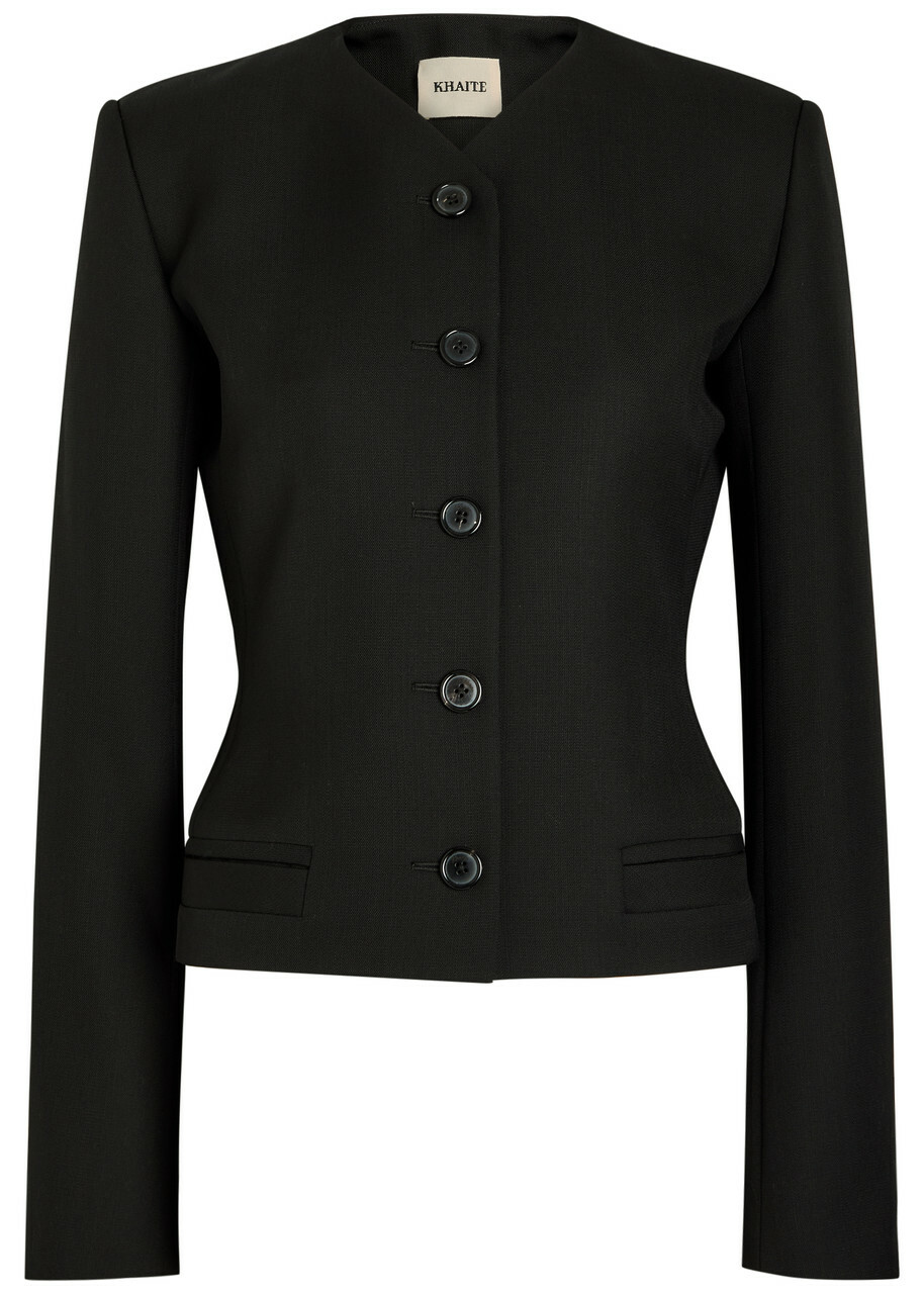 Khaite Nara Wool Jacket Black