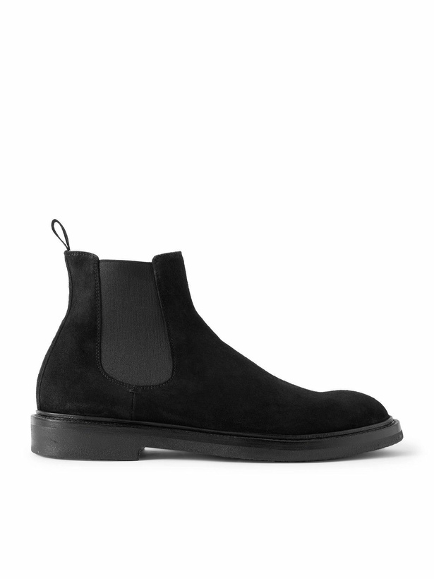 Photo: Officine Creative - Dude Flexi Suede Chelsea Boots - Black