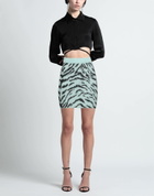 Alessandra Rich Womens Mini skirt Light in Green