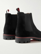 Christian Louboutin - Alpinosol Suede Chelsea Boots - Black