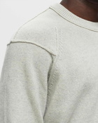C.P. Company Lambswool Grs Crew Neck Knit White - Mens - Pullovers