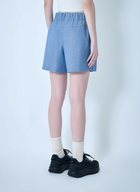 Moncler Grenoble High-Waisted Pleated Shorts