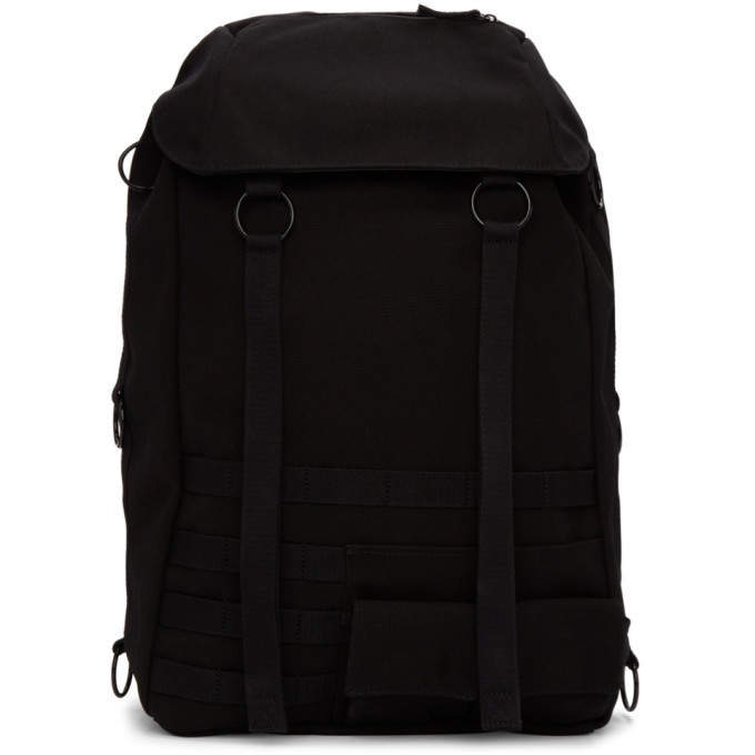 Photo: Raf Simons Black Eastpak Edition Topload Long Loop Backpack