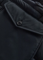 Moncler Clunye Hooded Quilted Nylon Parka Navy