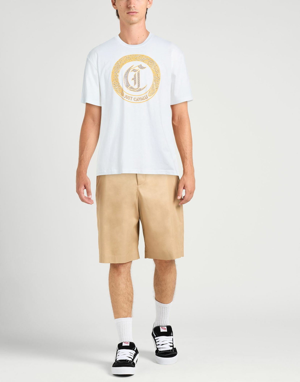 Just Cavalli Mens T-shirt in White