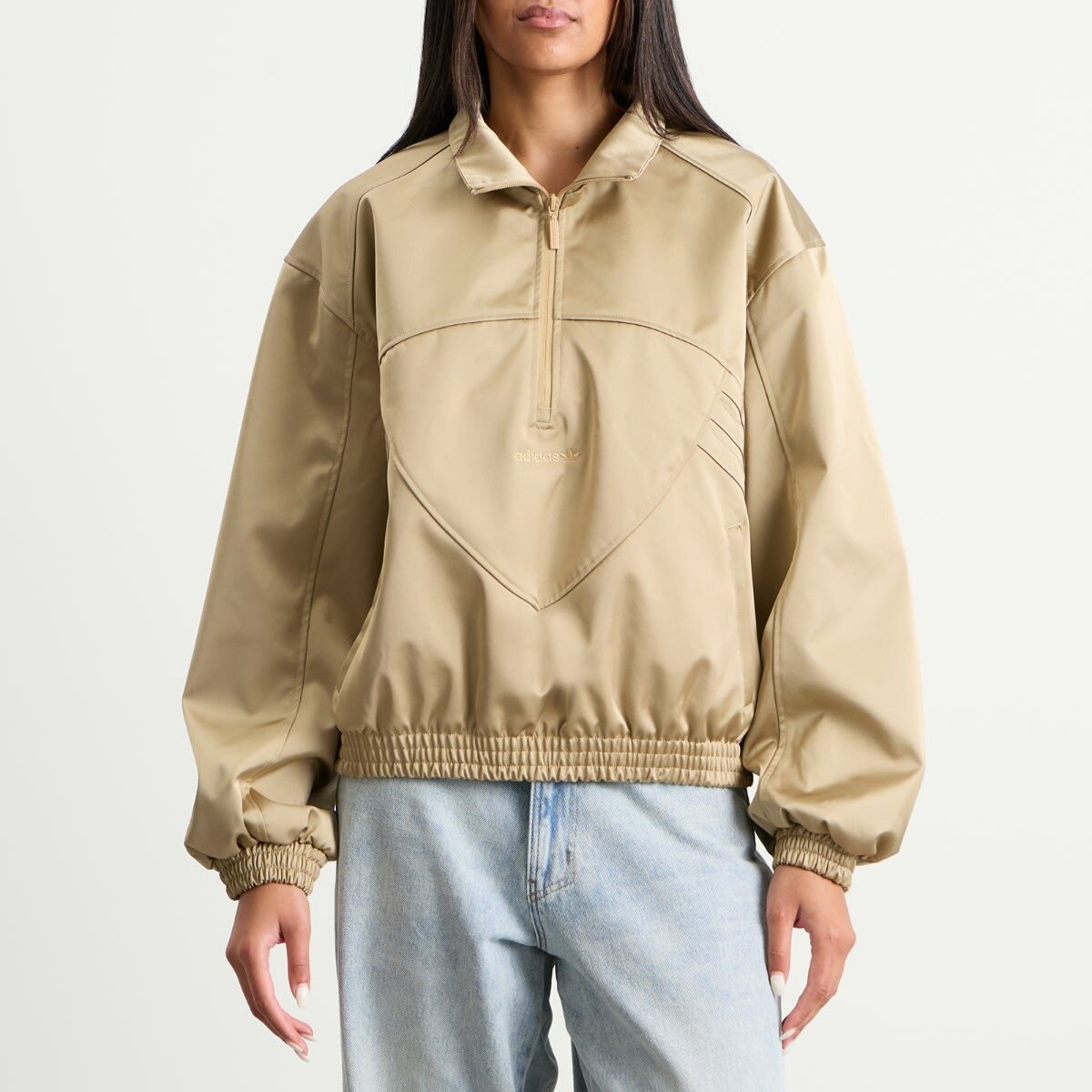 Adidas Women's Munich 93 Track Top in Tech Metal