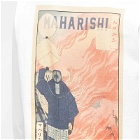 Maharishi Men's Long Sleeve Firefighter Print T-Shirt in White