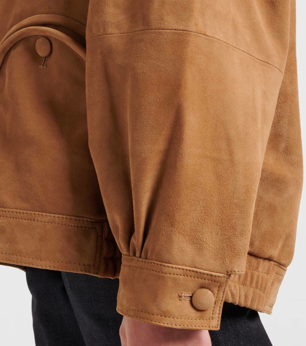 Blazé Milano Cleo suede bomber jacket