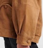 Blazé Milano Cleo suede bomber jacket