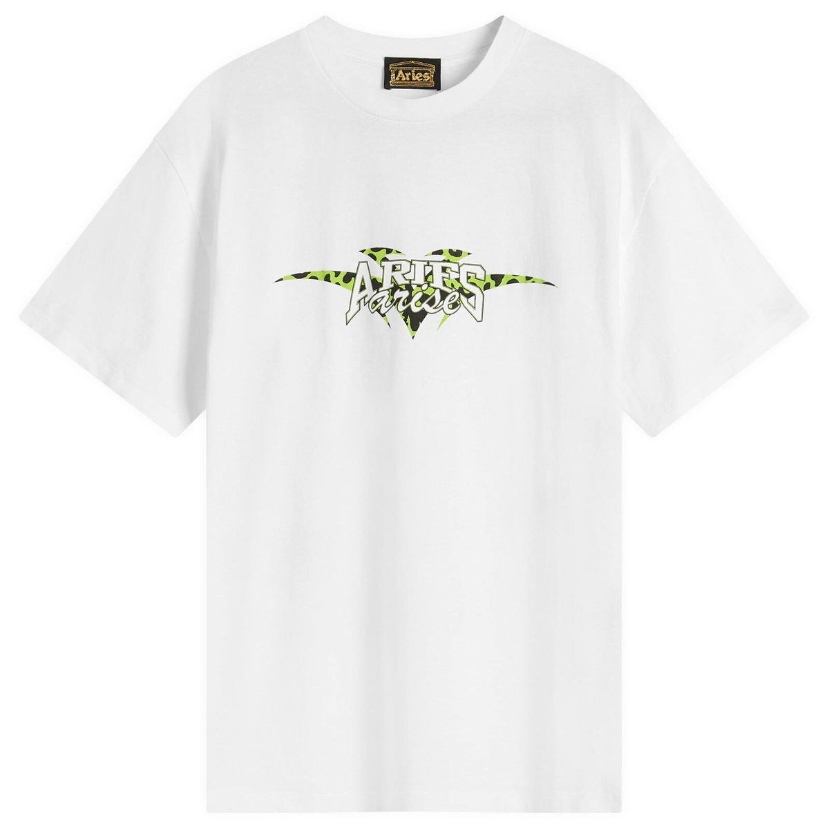 ●ARIES● SAMSON SS TEE Aries Samson T-Shirt in White ARIES