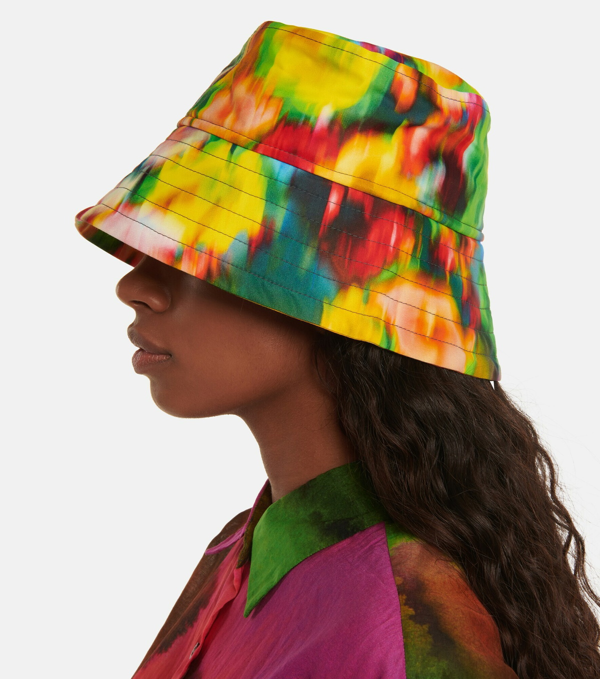 Dries Van Noten - Printed bucket hat