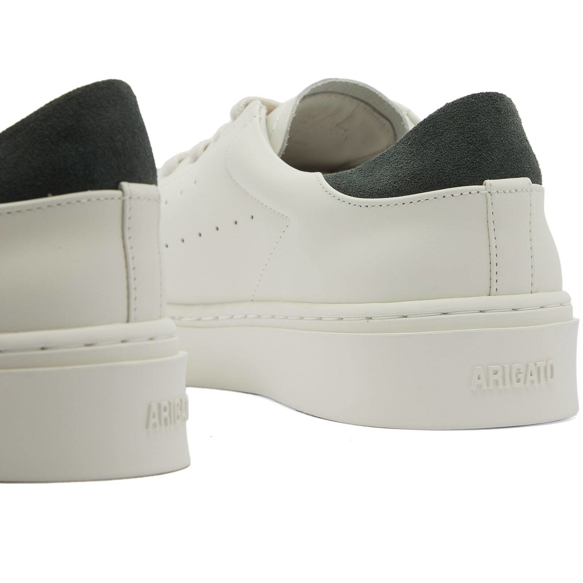 Axel Arigato Men's Court Sneaker in Off White/Blue Axel Arigato