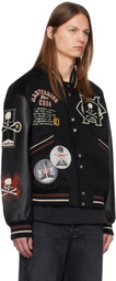 mastermind JAPAN Black C2H4® Edition Curvilinear Bomber Jacket