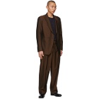 ermenegildo zegna couture Brown Cotton Suit