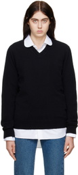 Comme des Garçons Shirt Black Lambswool Sweater