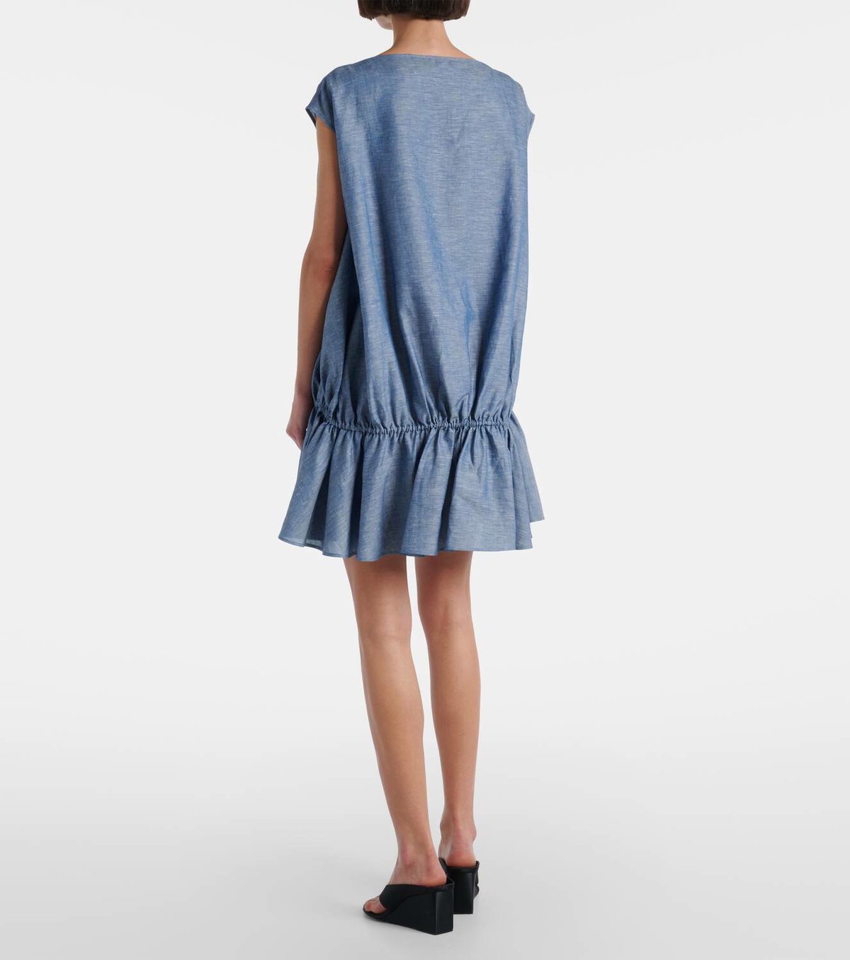 Alaïa Cotton and linen minidress