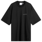 Le Père Men's Double Sleeve T-Shirt in Black