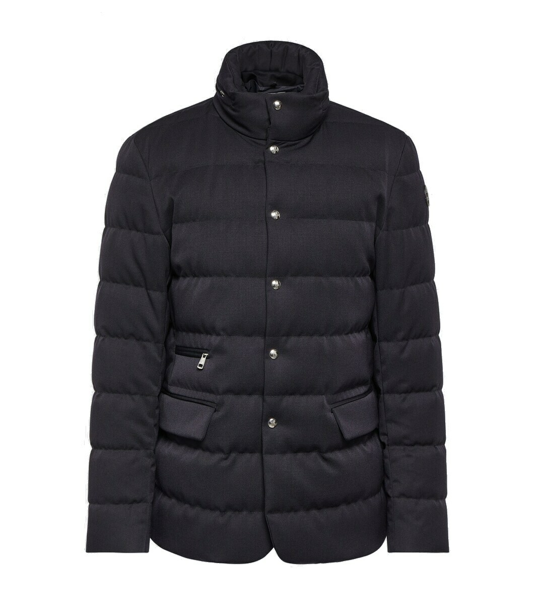 Moncler Bess wool gabardine down jacket Moncler