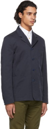 Paul Smith Navy Organic Cotton Work Blazer