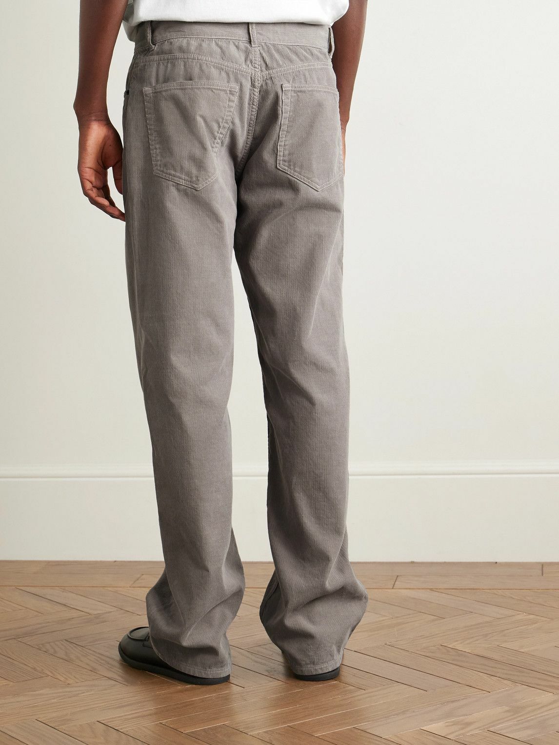The Row - Rossen Straight-Leg Cotton-Corduroy Trousers - Brown