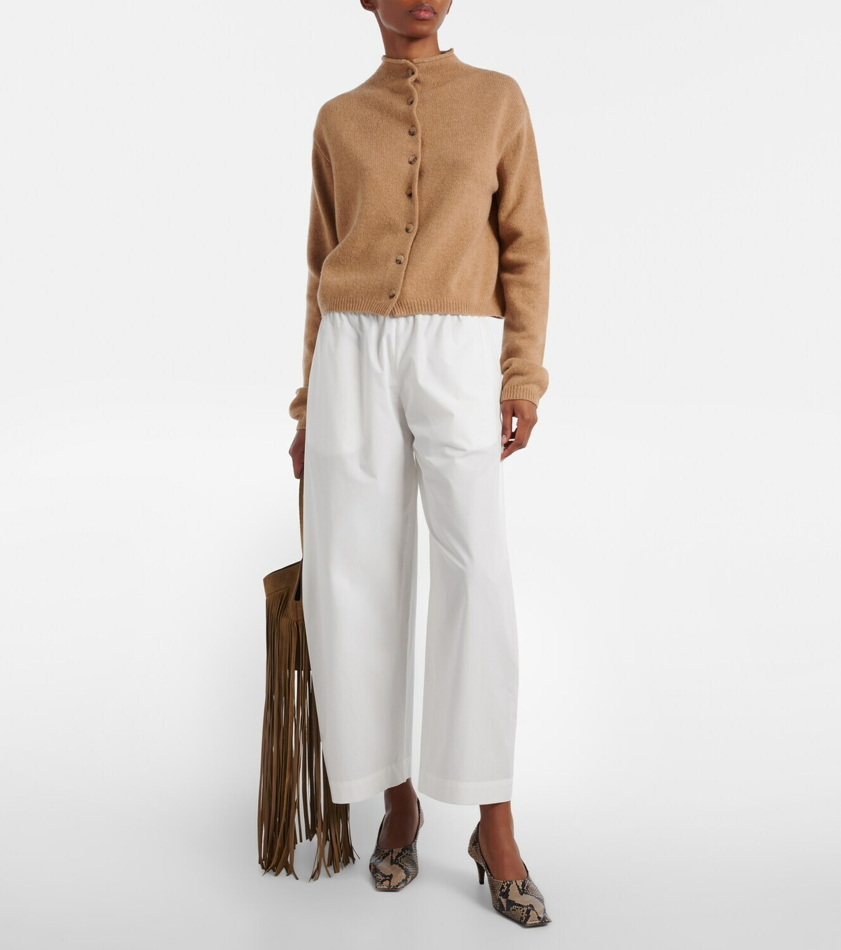 Khaite Annora wool and cashmere cardigan