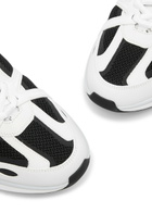 Valentino Vlogo Easyjog Panelled Mesh Sneakers White And Black