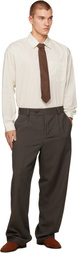 mfpen Taupe Patch Trousers