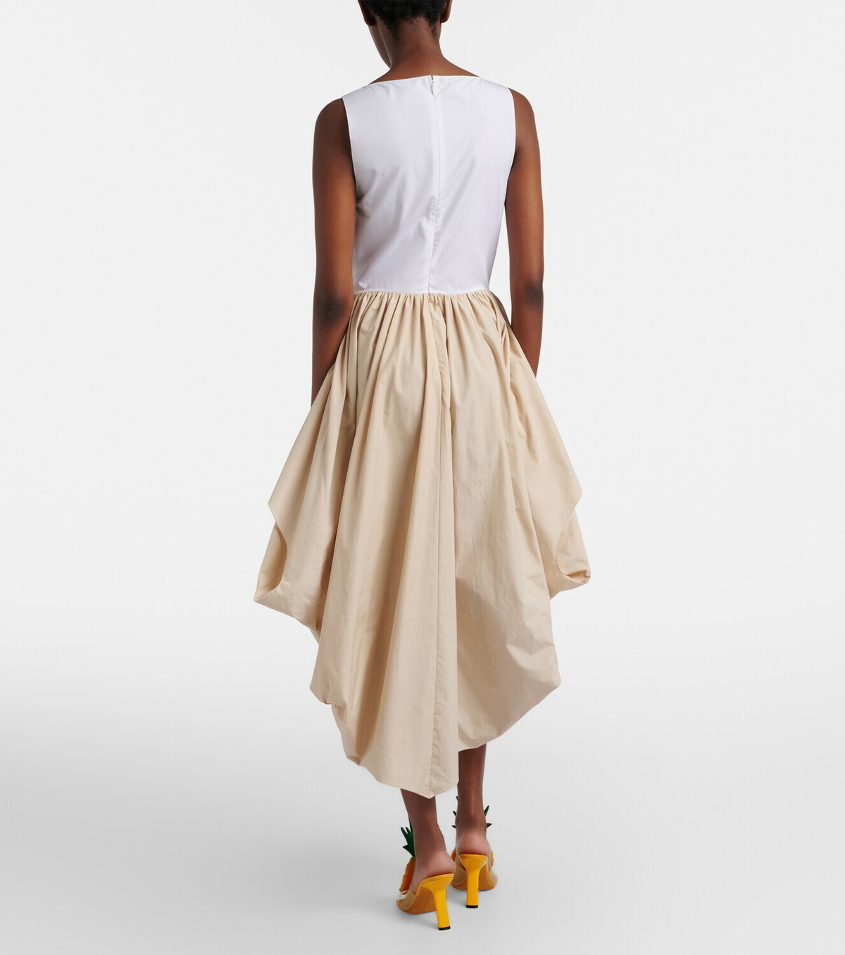 Loewe Paula's Ibiza cotton poplin midi dress
