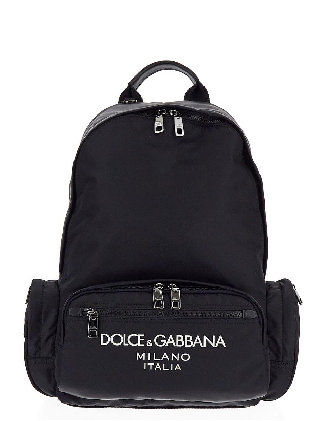 Photo: Dolce & Gabbana Logo Backpack
