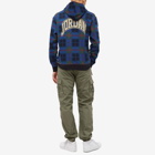 Air Jordan Men's Check Logo Popover Hoody in Noble Green