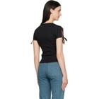 Burberry Black Ribbed T-shirt
