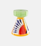 Dolce&Gabbana Casa Carretto Small ceramic candle holder