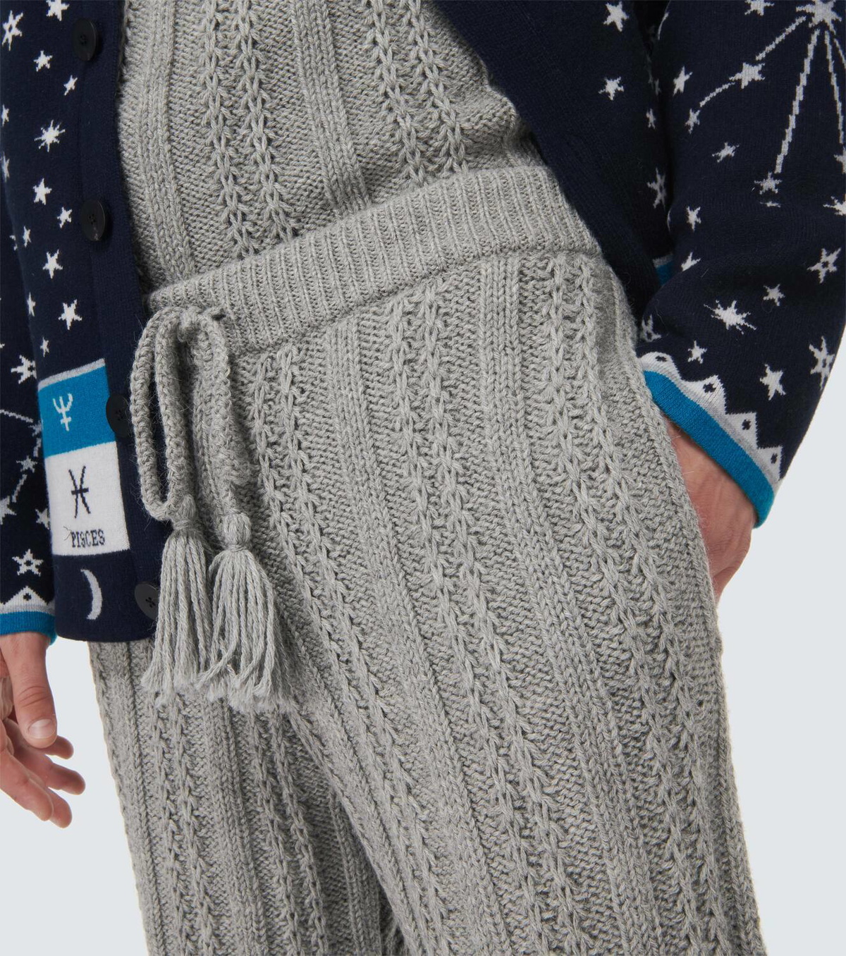 Alanui Talking Glacier wool sweatpants