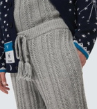 Alanui Talking Glacier wool sweatpants