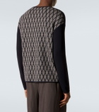 Giorgio Armani Wool and cashmere jacquard sweater