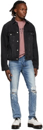 Ksubi Blue HiFi Vertigo Trashed Chitch Jeans