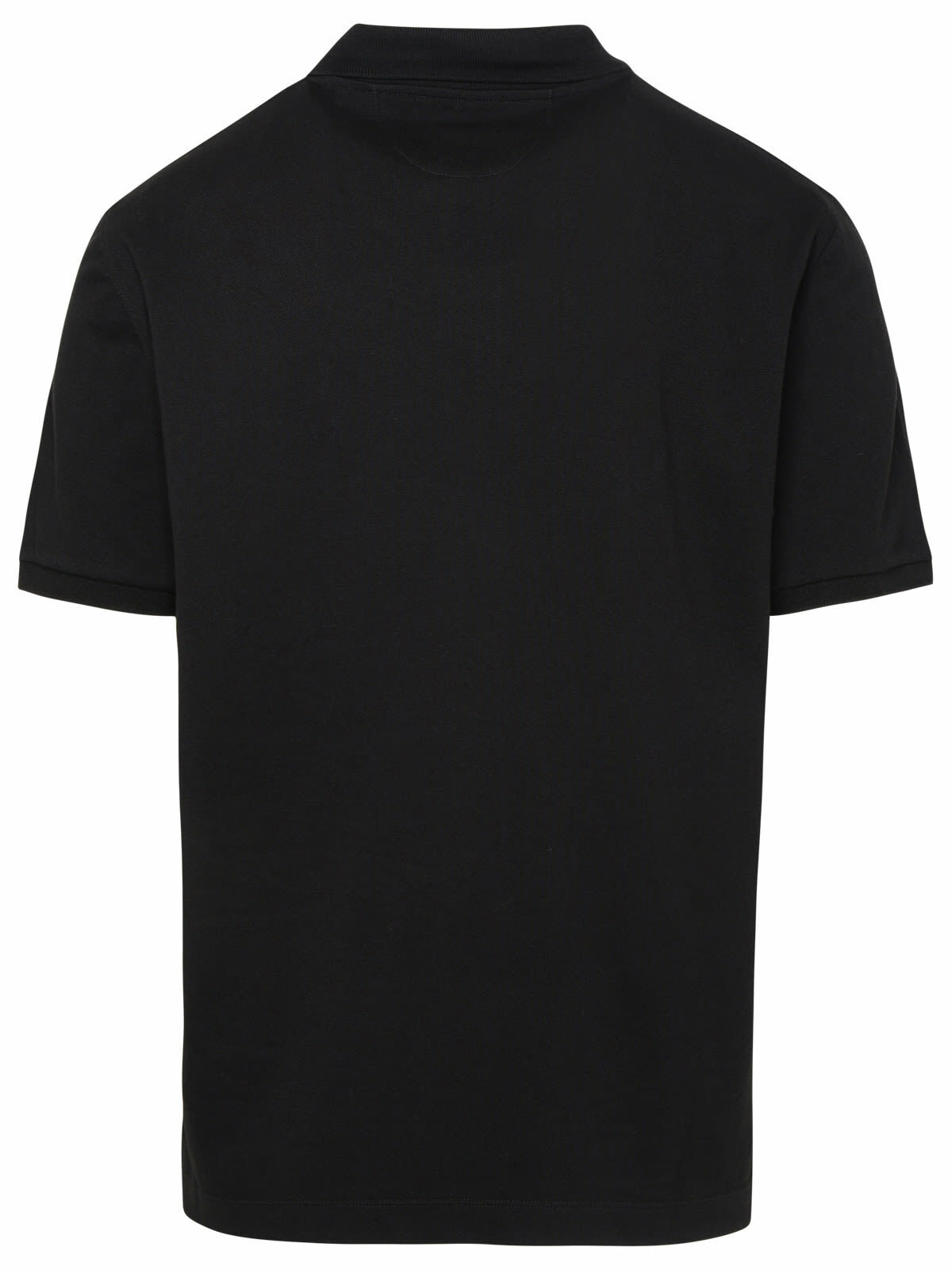 Ferrari Polo Shirt In Black Cotton