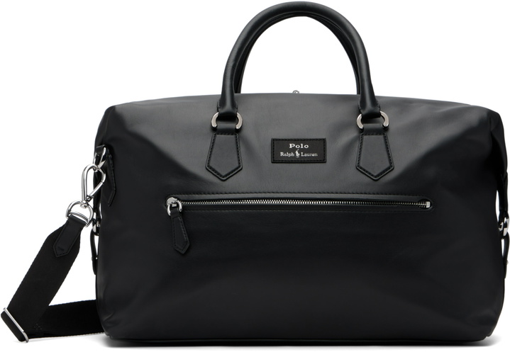 Photo: Polo Ralph Lauren Black Smooth Leather Duffle Bag