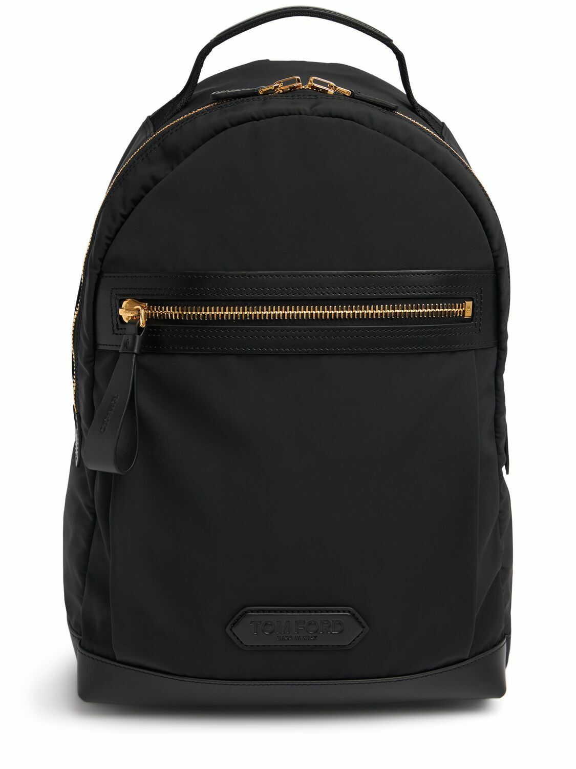 TOM FORD - Buckley Leather-Trimmed Suede Backpack TOM FORD