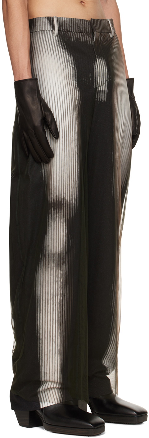 Y/Project Black Jean Paul Gaultier Edition Overlay Trousers